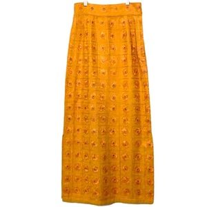 Vintage Boho Maxi Skirt